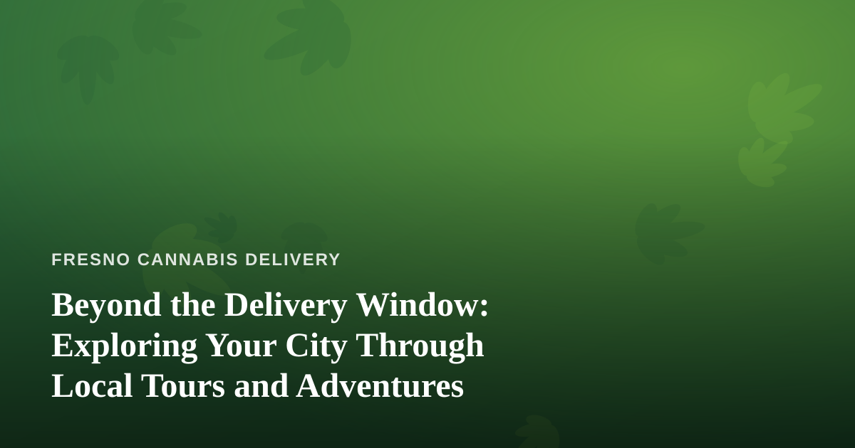 Beyond the Delivery Window: Exploring Your City Through Local Tours and Adventures
