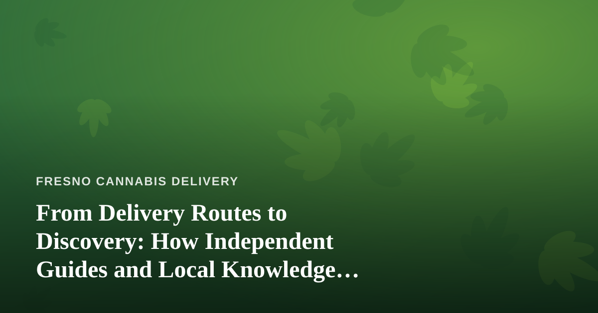 From Delivery Routes to Discovery: How Independent Guides and Local Knowledge Shape a Better City Experience