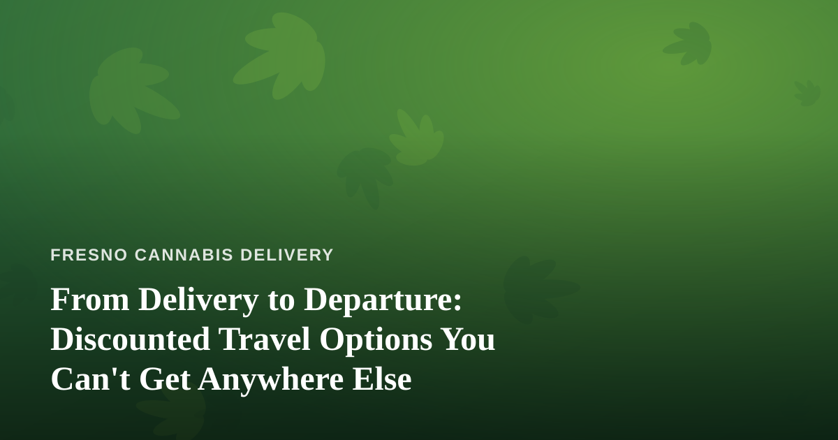 From Delivery to Departure: Discounted Travel Options You Can’t Get Anywhere Else